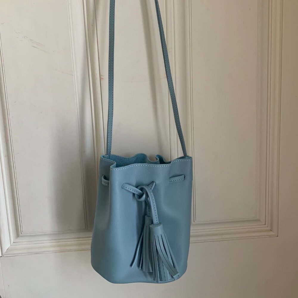 Miniso light blue purse/crossbody bag